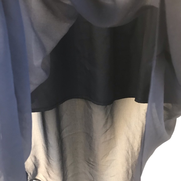 3/$25 ๐Sheer Chiffon Navy Boho Skirt - NWOT๐ - Picture 2 of 4